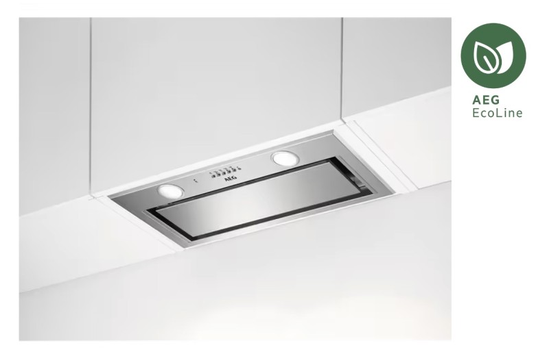 Dampkap inbouwgroep AEG DGE5661HM/-- vooraanzicht