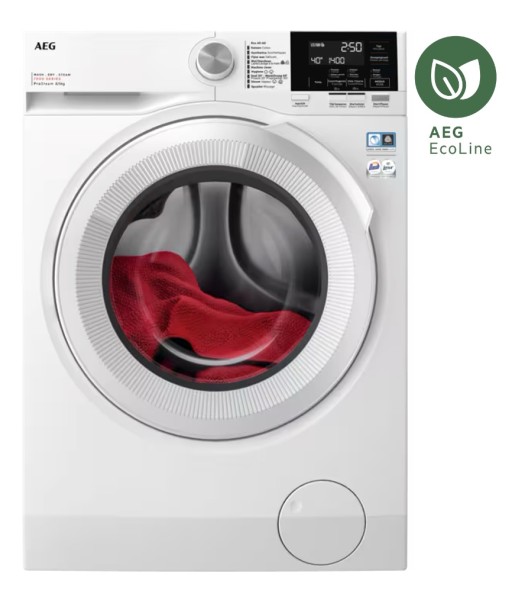 Was en droog combinatie AEG LWR73R842/was droog vooraanzicht
