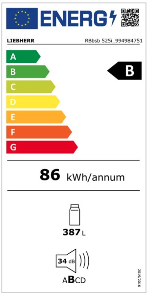 Koelkast Liebherr RBBSB525I23 detail 3