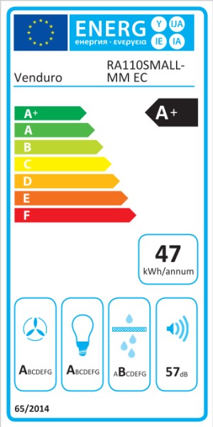 Hotte groupe aspirant Venduro RASMALL110/WIT detail 2