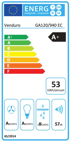 Hotte groupe aspirant Venduro GA120/940 detail 2
