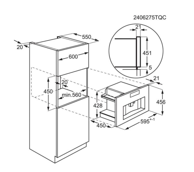 Koffie volautomatisch AEG CK7100B detail 3