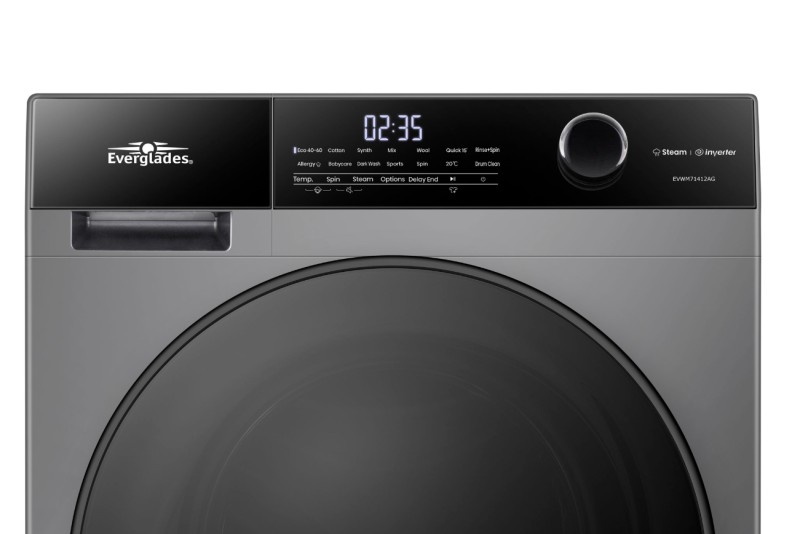 Wasmachine Everglades EVWM71412AG/INOX detail 2