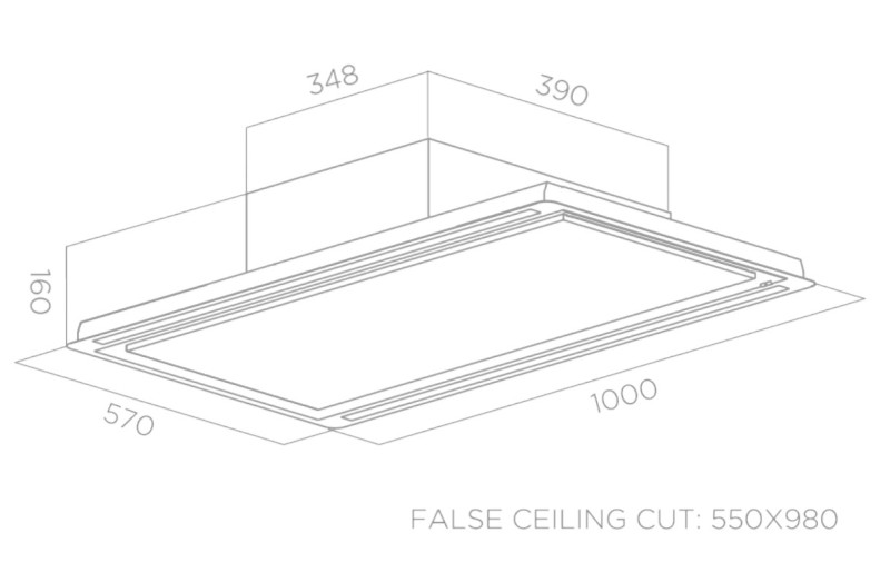Dampkap inbouwgroep TurboAir PRF0178991 detail 1