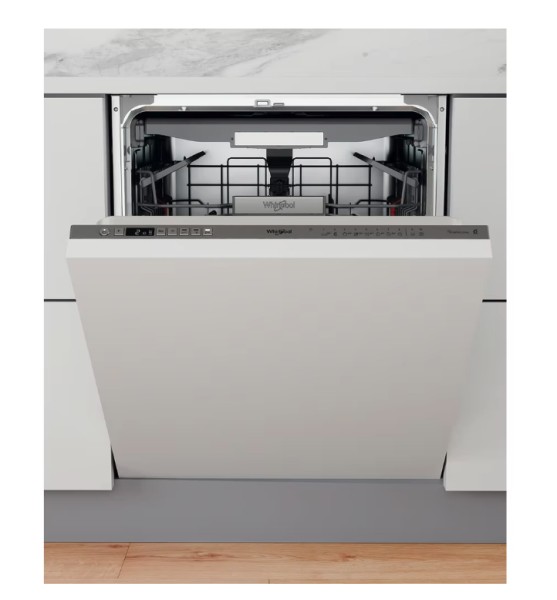 Vaatwasser volledig integreerbaar 60cm Whirlpool WH6IA14BN7A0 vooraanzicht