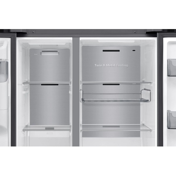 Side/Side + 3 en 4 deurs Samsung RS90F66BET/inox/familyhub detail 3