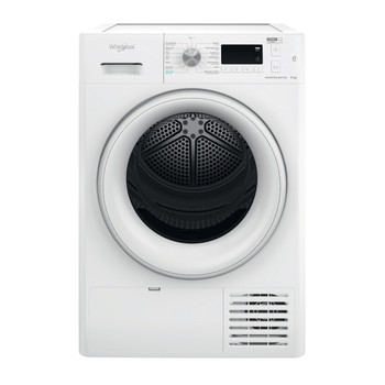 Séchoir Whirlpool FFTM118X3BE/ Witte Deur vooraanzicht
