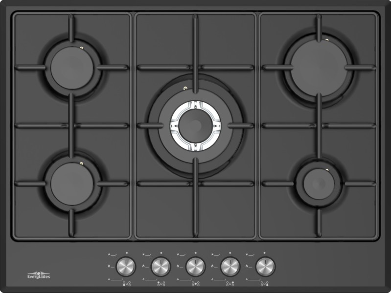Taque de cuisson au gaz Everglades EVBI8512 vooraanzicht