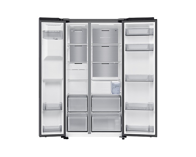 Side/Side + 3 en 4 deurs Samsung RS70F65KETEF/INOX/waterreservoir detail 1