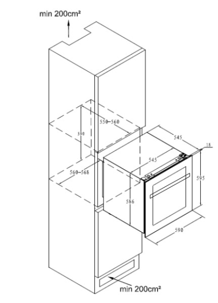 Wijnkast inbouw La Sommelière LSBI36BDZ detail 3