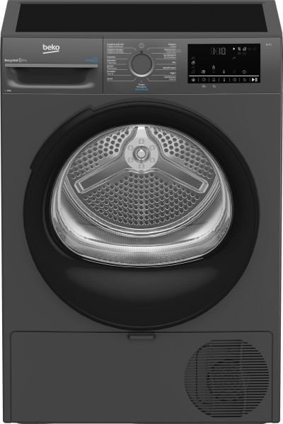Droogkast Beko BM3T3824A/ZWART vooraanzicht