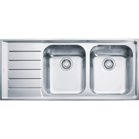 Dubbele spoelbak Franke NEX221L1 vooraanzicht