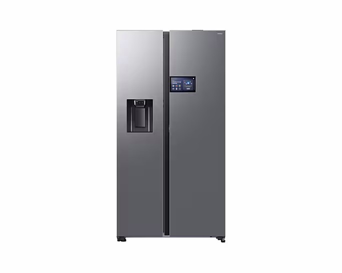 Side/Side + 3 en 4 deurs Samsung RS90F64EDT/inox/family hub vooraanzicht