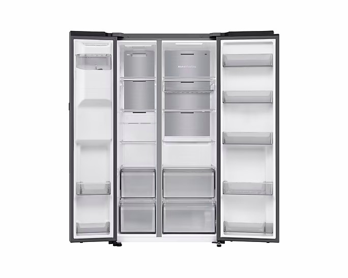 Side/Side + 3 et 4 portes Samsung RS90F64EDT/inox/family hub detail 1