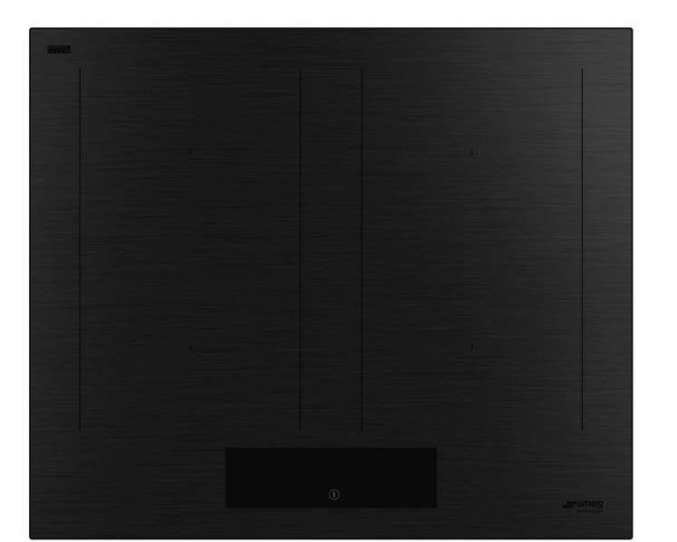 Kookplaat inductie Smeg SIM3644MB vooraanzicht