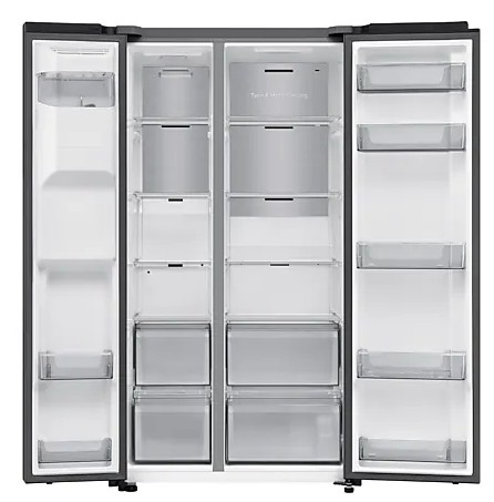 Side/Side + 3 en 4 deurs Samsung RS70F66KCF/zwart/energieklasseC detail 1