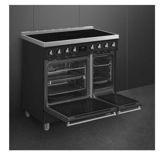 Fornuis inductie kookplaat Smeg C92IPMB2 detail 3