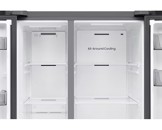 Side/Side + 3 et 4 portes Samsung RS70F65QET/inox detail 2