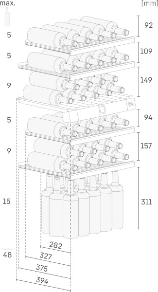 Wijnkast inbouw Liebherr EWTDF235326 detail 6