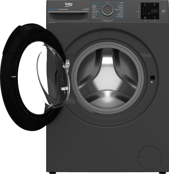 Wasmachine Beko BM3WFT3841A/zwart detail 1