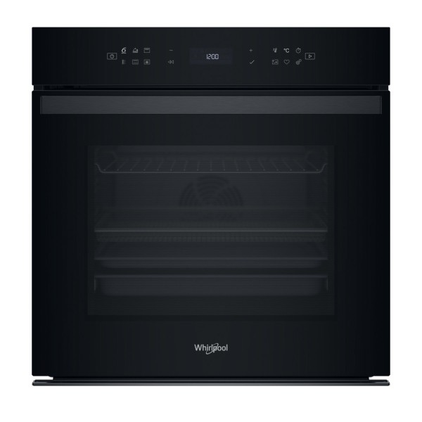 Four air pulsé/multifonction Whirlpool WOI68PT1SBA/zwart vooraanzicht