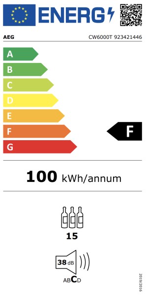 Wijnkast inbouw AEG CW6000T detail 6