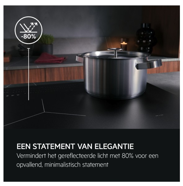 Kookplaat inductie AEG NIK85M00IZ/saphir matt zwart detail 2