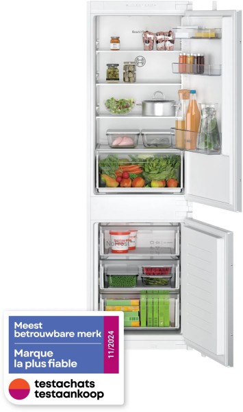 Combiné réfrigérateur/congélateur intégrable Bosch KIN865SE0 detail 1