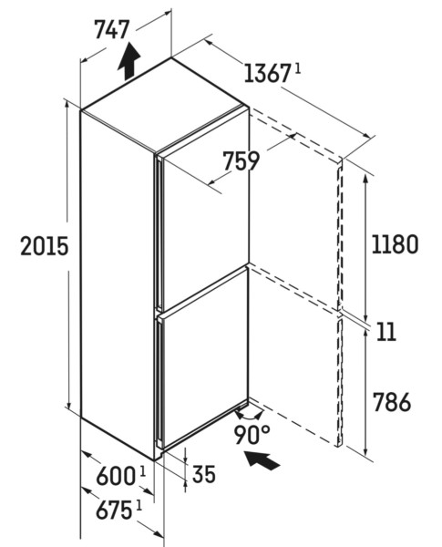Koelvriescombinatie Liebherr CNSFA772320 detail 4