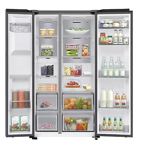 Side/Side + 3 en 4 deurs Samsung RS70F66KBT/inox/energieklasse B detail 2