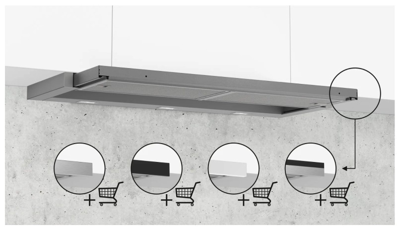 Hotte téléscopique Siemens LI97RB531 detail 3