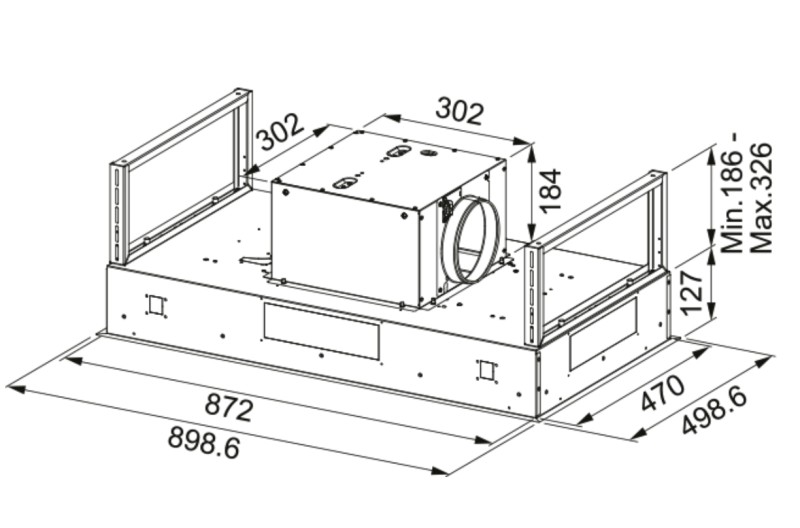 Hotte groupe aspirant Franke FCMY90CWHPAKL detail 4