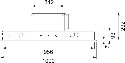 Dampkap inbouwgroep Franke FGPL1000XS detail 1