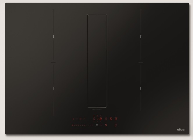 Taque de cuisson avec hotte intégrée Elica PRF0203312 vooraanzicht