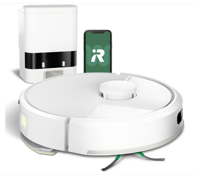 Robotstofzuigers Roomba IRobot Roomba 105 combo+/wit vooraanzicht