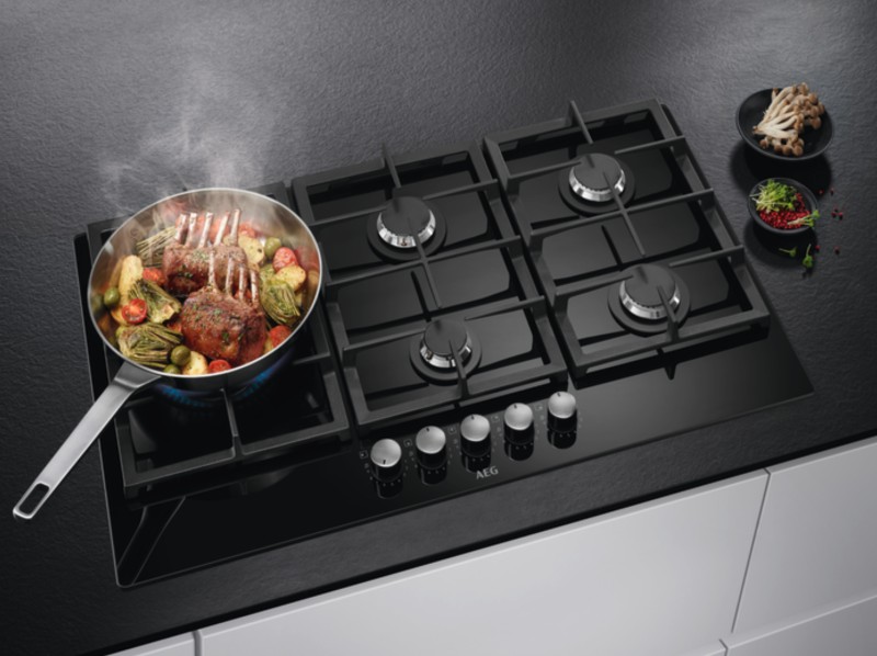 Kookplaat  gas AEG HKB95820NB detail 4