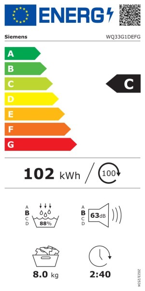 Droogkast Siemens WQ33G1DEFG detail 5