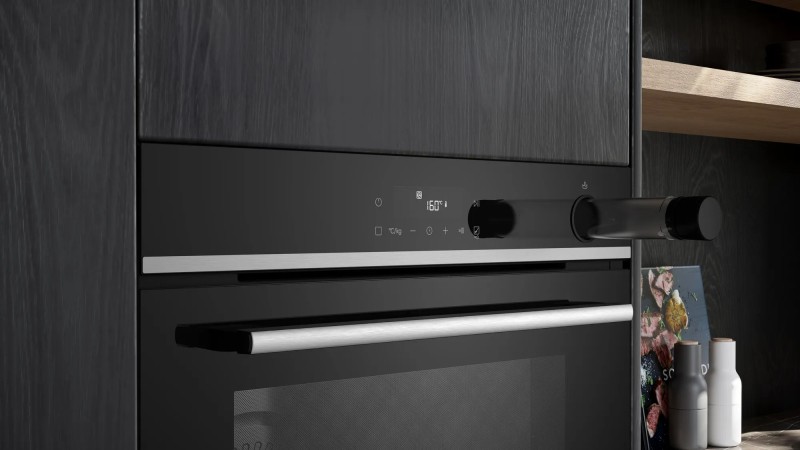 Four air pulsé/multifonction Siemens HR572GBS3/zwart detail 3