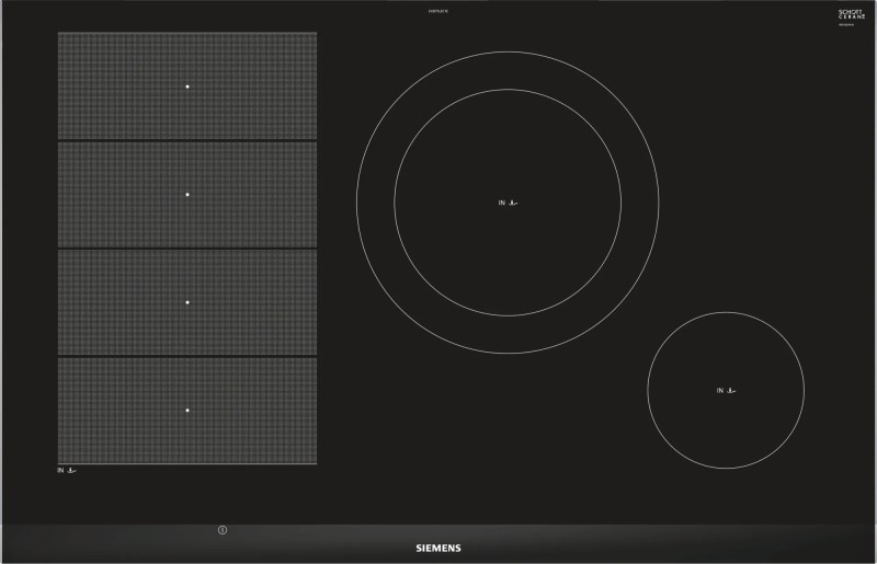 Taque de cuisson induction Siemens EX875LEC1E vooraanzicht