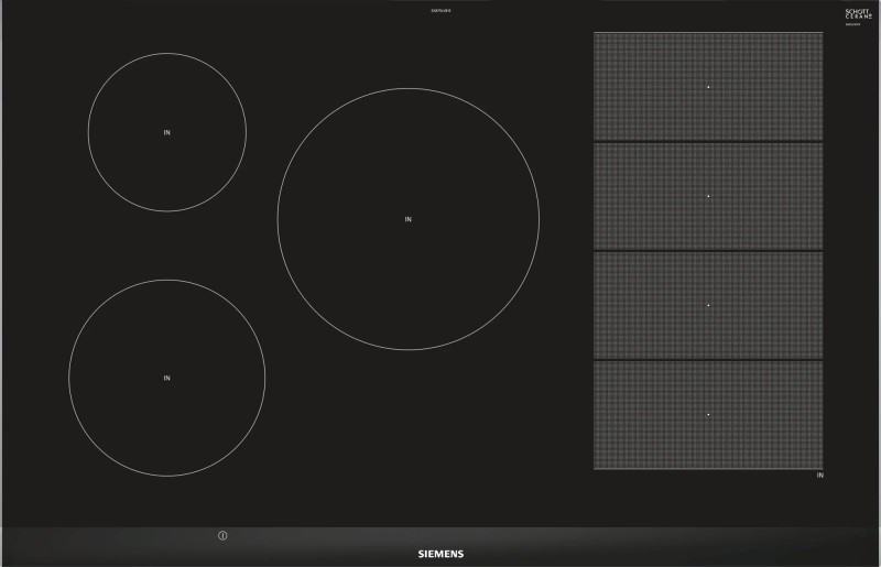 Kookplaat inductie Siemens EX875LVC1E vooraanzicht