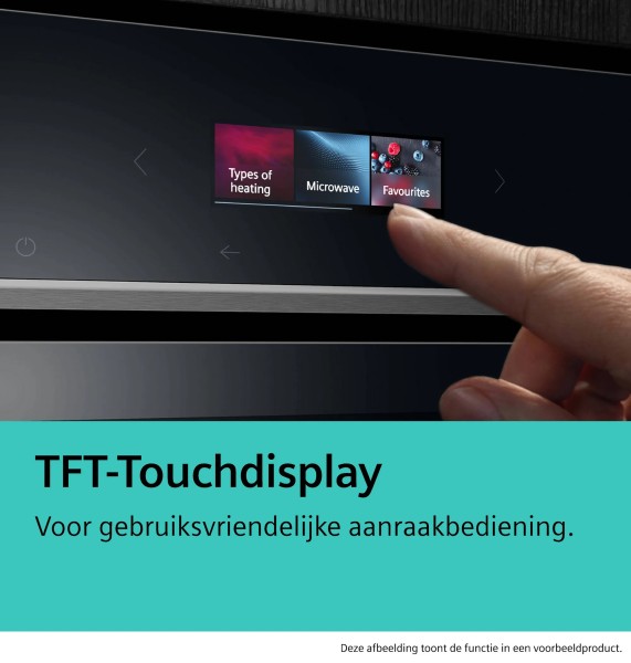 Microgolfoven inbouw met grill Siemens CE732GXB1/zwart detail 4