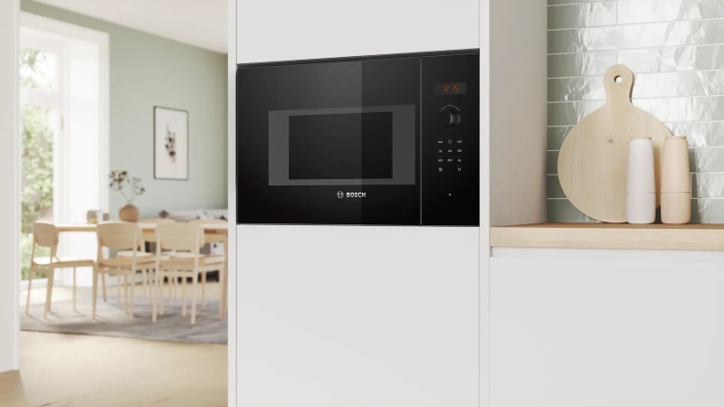 Microgolfoven inbouw zonder grill Bosch BFL523MB1F/zwart detail 3