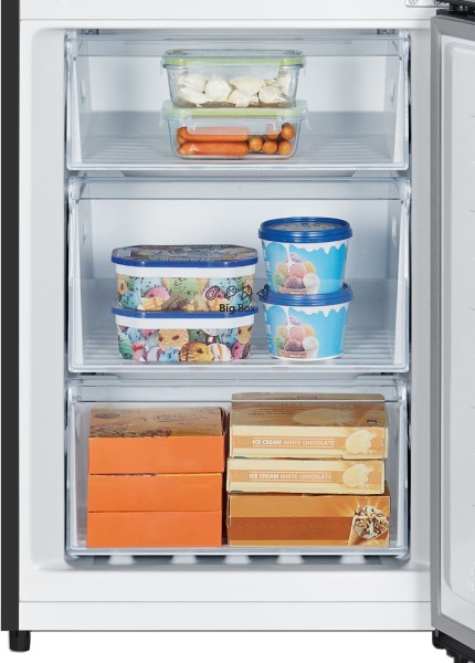 Combiné réfrigérateur/congélateur Etna/by Atag KCV385NZWA/ZWART detail 4