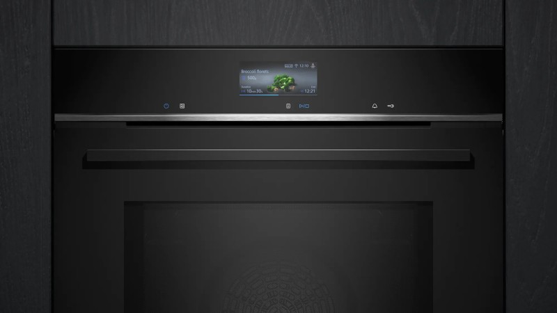 Combi : oven + microgolf Siemens HM736GAB1/zwart detail 2