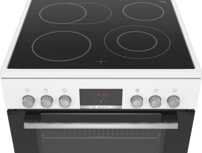 Fornuis vitrokeramische kookplaat Bosch HKR39C220 detail 1