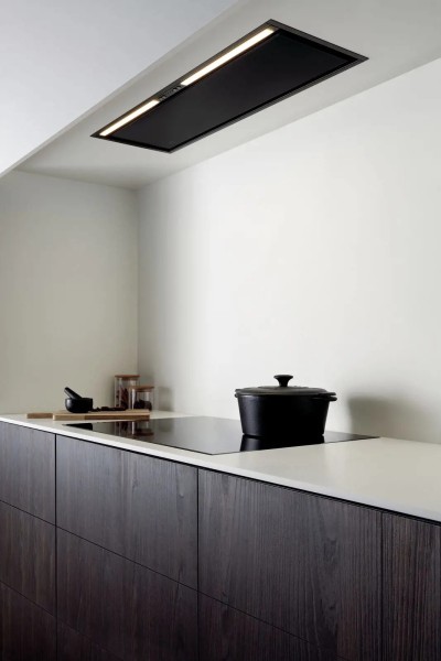 Dampkap inbouwgroep Novy 26052 / Novy Crystal ZWART detail 4