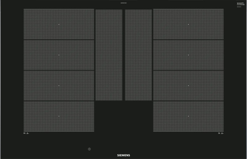 Kookplaat inductie Siemens EX875KYW1E vooraanzicht