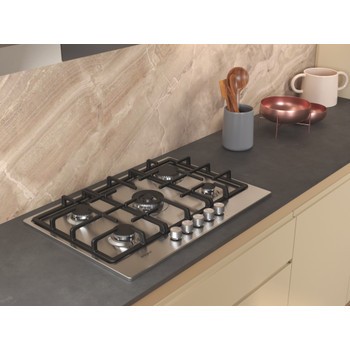 Kookplaat  gas Whirlpool TKRL761IXK detail 4