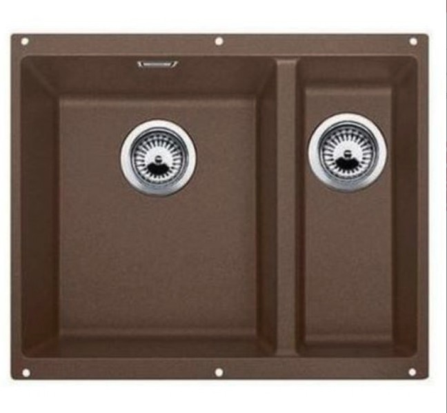 Anderhalve spoelbak Blanco 521351 vooraanzicht