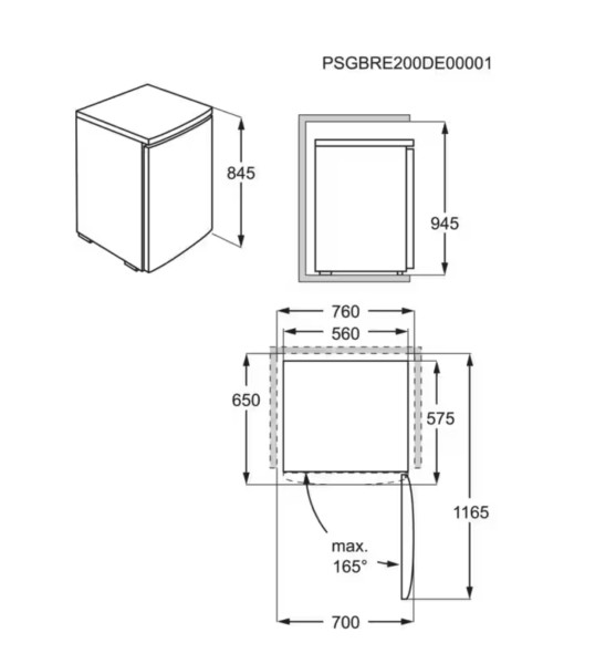 Frigo AEG RTB411D2AW detail 5